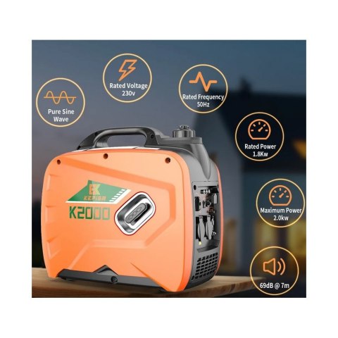 Agregat Prądotwórczy Generator Prądu 230V 2kW Kepism K2000