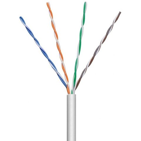 TECHLY Kabel skrętka Cat5e UTP linka 305 m 100% Cu szary 025640