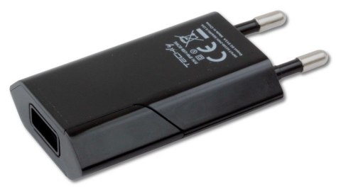 INTELLINET Ładowarka sieciowa USB 5W/1A 5V czarna 100051