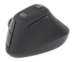 MANHATTAN Myszka bezprzewodowa 2.4GHz RF USB pionowa 1600dpi optyczna 190336