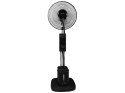 44-661# Wentylator stojący 16" 90w klimator z funkcją mgiełki czarny