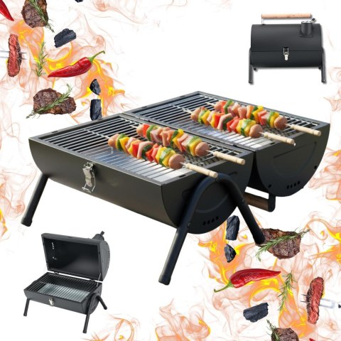 Grill ogrodowy, węglowy, przenośny, turystyczny, kinghoff