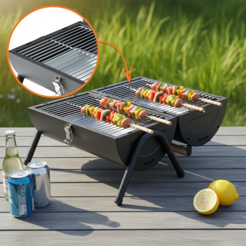 Grill ogrodowy, węglowy, przenośny, turystyczny, kinghoff