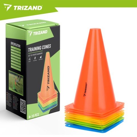 Pachołki treningowe 10szt. Trizand