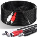 Kabel aux mini jack 3,5mm 2 rca cinch stereo 1,5m e398 1 sztuka