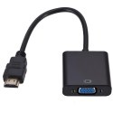 Konwerter hdmi do vga d-sub 15 pin kabel adapter monitor full hd 1080p