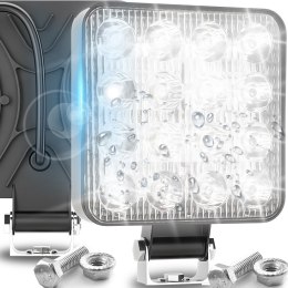 Lampa robocza halogen led 48w szperacz naświetlacz wodoodporna 16 diod
