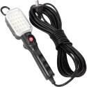 Lampa warsztatowa 25 led kanałowa hak magnes 245v -e219