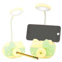 Lampka biurkowa na biurko lampa led z temperówką - wysyłamy żółtą e320-2