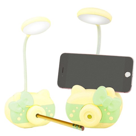 Lampka biurkowa na biurko lampa led z temperówką - wysyłamy żółtą e320-2