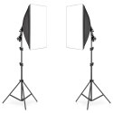 Lampy fotograficzne statyw softbox 50x70cm -e230 - inne żarówki