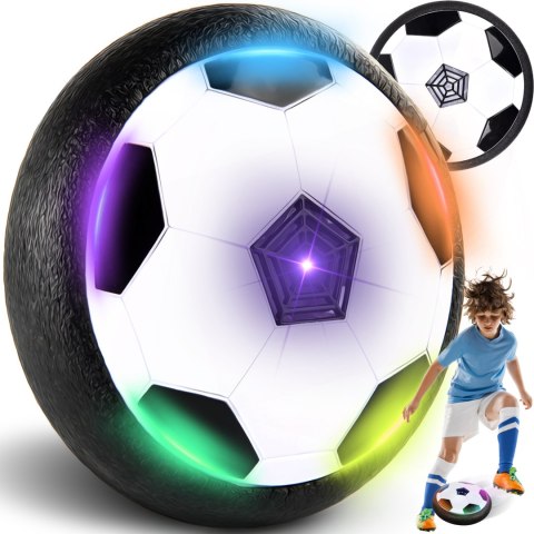 Latająca piłka hoverball powietrzna dysk krążek cymbergaj xxl dysk led