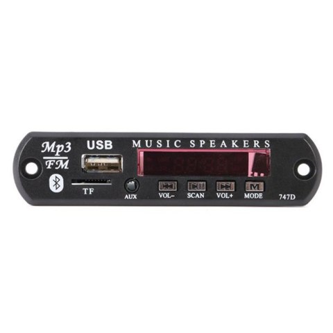 Moduł bluetooth odtwarzacz transmiter do samochodu mp3 aux usb fm pilot -e356