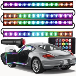 Oświetlenie 12 led do samochodu auta listwa taśma -m005
