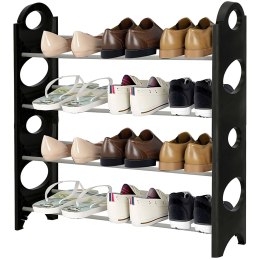 Półka na buty regał szafa szafka stojak na obuwie 4 poziomy organizer 63cm
