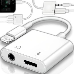 Przejściówka lightning jack iphone 7 8 x adapter -e405
