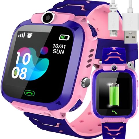 Smartwatch q12 / smartwatch q12 różowy