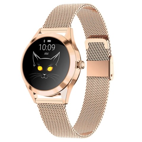 Smartwatch zegarek damski wodoodporny polska aplikacja sport sen rozmowy