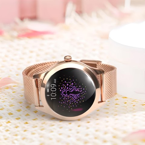 Smartwatch zegarek damski wodoodporny polska aplikacja sport sen rozmowy