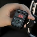 Transmiter bluetooth samochodowy fm ładowarka odbiornik audio 2x usb sd mp3 -e089