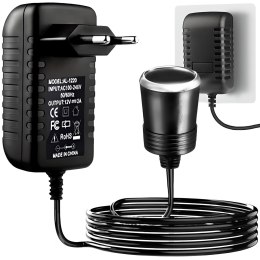 Zasilacz dc 12v 2a / ac 100-240v do auta inwerter -e557