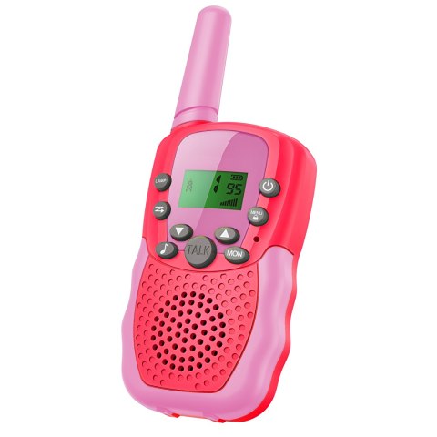 2x walkie talkie dla dzieci krótkofalówka 2 sztuki zestaw łoki toki latarka