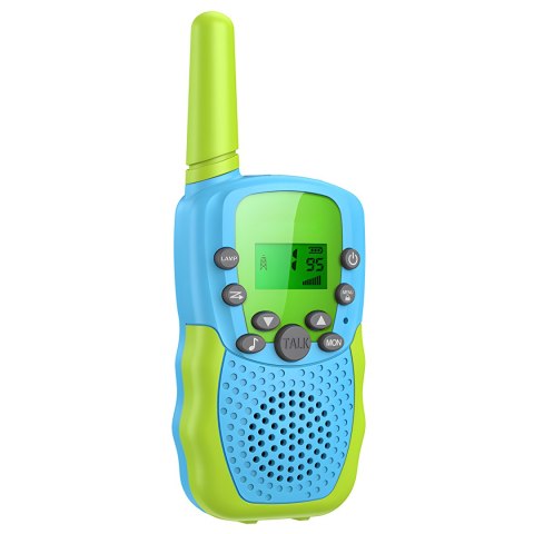 2x walkie talkie dla dzieci krótkofalówka 2 sztuki zestaw łoki toki latarka