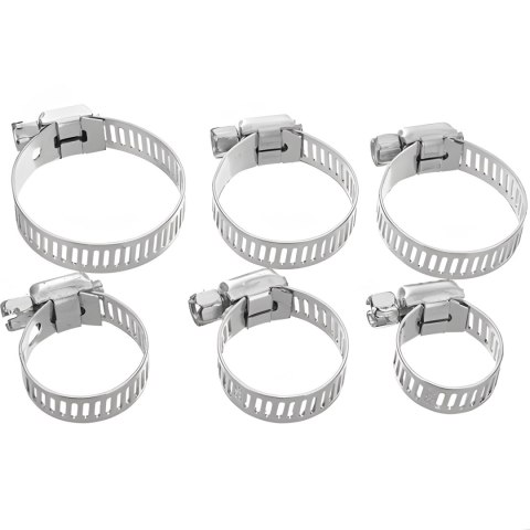 34x zestaw opaska zaciskowa skręcana metalowa ślimakowa 16-32mm + organizer