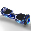 Deskorolka elektryczna hoverboard 6,5' cala deska bluetooth głośniki 250w - niebieska e031-1