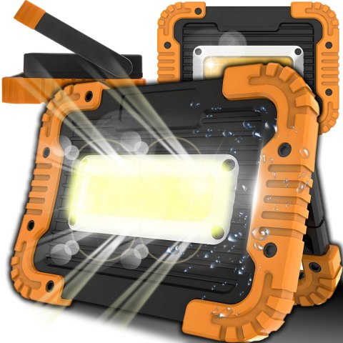 Halogen reflektor przenośny led 30w zewnętrzny naświetlacz na baterie