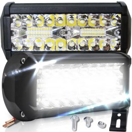 Lampa robocza halogen led 120w szperacz naświetlacz wodoodporna 40 diod
