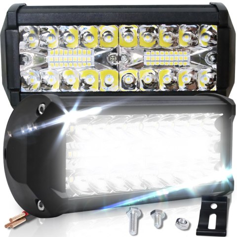Lampa robocza halogen led 120w szperacz naświetlacz wodoodporna 40 diod