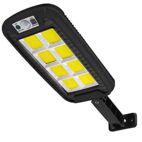 Lampa solarna led latarnia uliczna ogrodowa pilot czujnik ruchu zmierzchu - e846