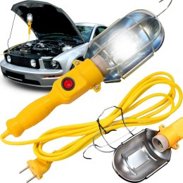 Lampa warsztatowa kanałowa przenośna lampka led mocna hak długi kabel 10m