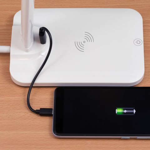 Lampka led biurkowa szkolna ładowarka indukcja
