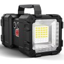 Latarka led taktyczna mocna akumulatorowa szperacz usb reflektor 1000lm 40w