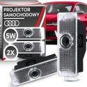Led logo projektor do audi a3 a4 a5 a6 a7 a8 q3 q5 q7 r8 tt hd 20+ wzorów -mr151