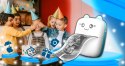 Mini drukarka termiczna drukuś oryginalny do zdjęć przenośna kotek 11 rolek -er1115
