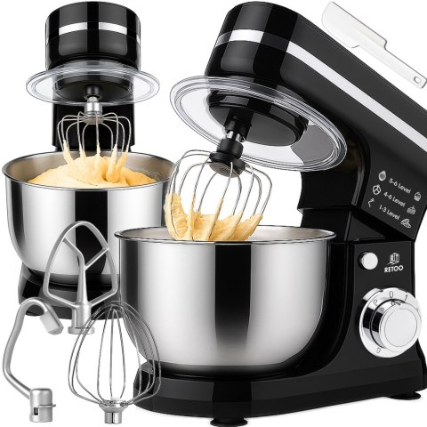 Robot kuchenny planetarny z misą 6l wielofunkcyjny mikser 3w1 3200w xl or1103-nowy