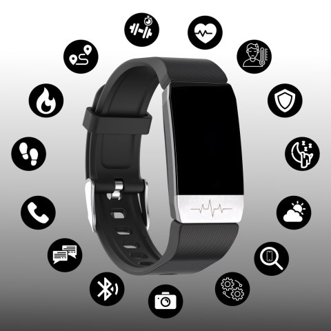 Smartwatch smartband zegarek sportowy pl aplikacja powiadomienia sport sen