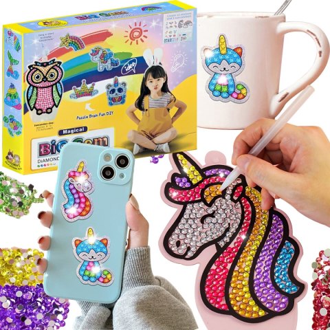 Zestaw naklejek do rysowania diamentami / diamond painting kit