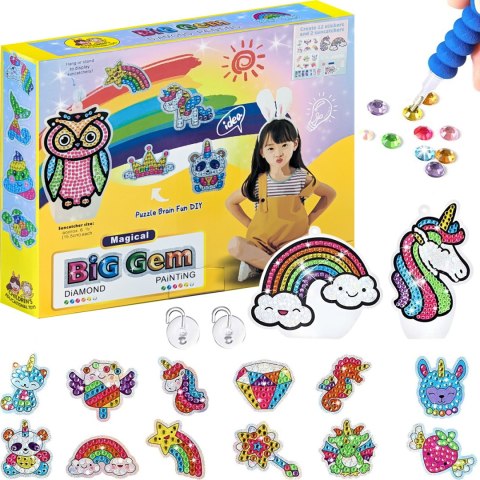 Zestaw naklejek do rysowania diamentami / diamond painting kit