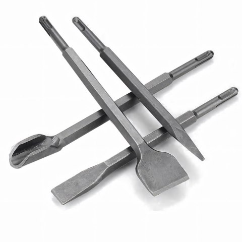 Dłuta do betonu zestaw 4x dłuto sds plus sds+ wysokogatunkowa stal
