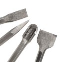 Dłuta do betonu zestaw 4x dłuto sds plus sds+ wysokogatunkowa stal