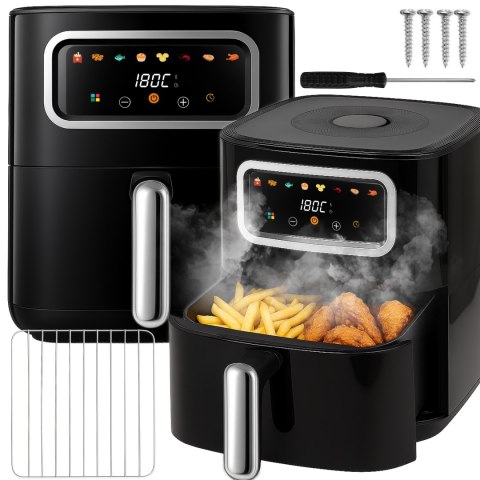 Frytkownica beztłuszczowa air fryer 5,5l airfryer 1500w 8 trybów frytownica - or1292