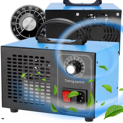Generator ozonu ozonator oczyszczacz powietrza mocny czasomierz 120w 32 g/h