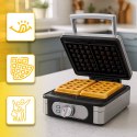 Gofrownica 1400w xxl 2 gofry z regulacją temperatury puszyste gofry solidna - or1330