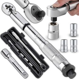 Klucz dynamometryczny 1/2 28-210nm crmo & crv + 3 nasadki 17,19,21 mm +- 4%- or1119