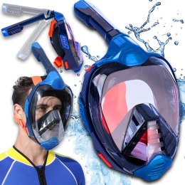 Maska do nurkowania snorkelingu na całą twarz do wody l/xl pełnotwarzowa - sr255