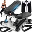 Stepper steper prosty z linkami do ćwiczeń licznik lcd regulacja fitness